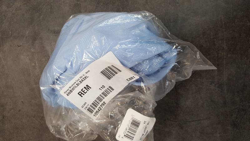 Hanes Womens Cool DRI V-Neck Light Blue 3XL