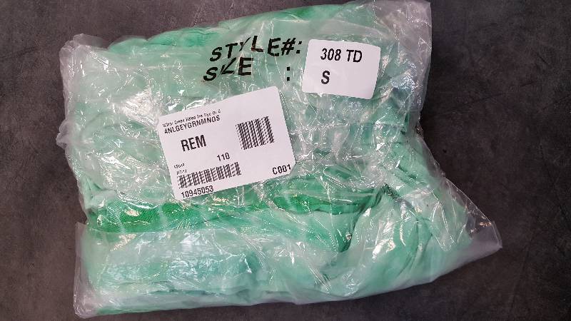 White Mark Kalea Tie-Dye Overlay Green Maxi Dress  Small