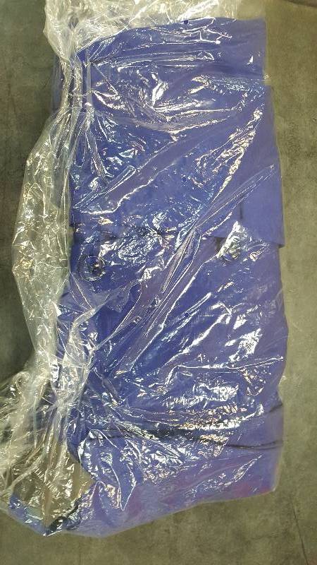 A-Line TRENCH Jacket  Coat Blue 1X
