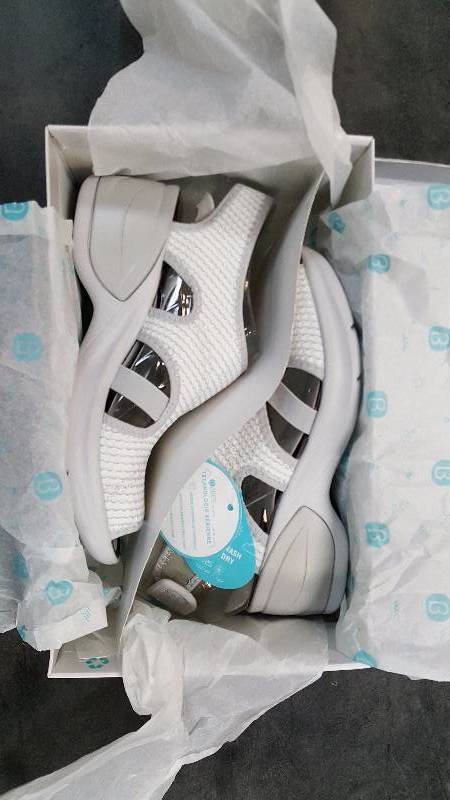 Womens BZees Kiss White Sandal  Sandals - 7
