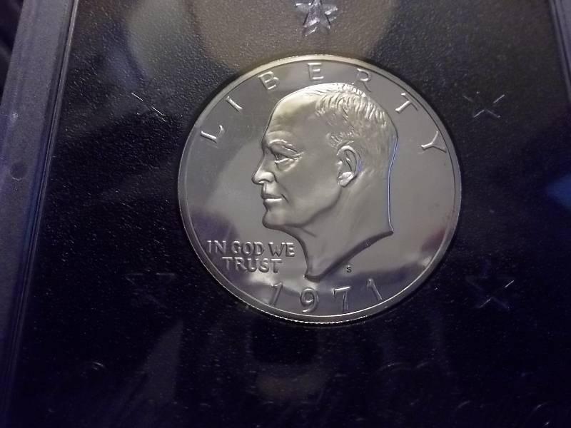 1971 Ike Silver Dollar Proof In Holder