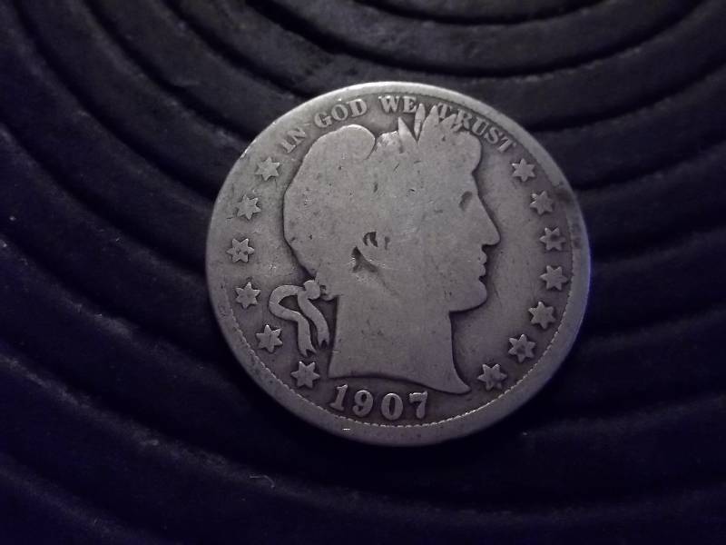 1907 D Barber Half Dollar