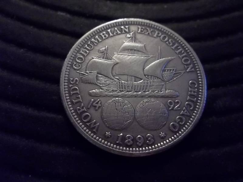 1893 Columbian Exposition Silver Half Dollar (2nd Comemmorative Coin Minted In USA)
