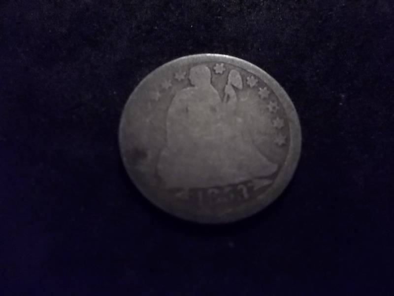 1853  Seated Liberty Quarter With Arrows