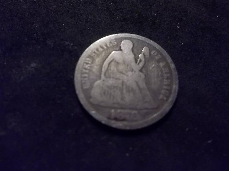 1876 Seated Liberty Dime