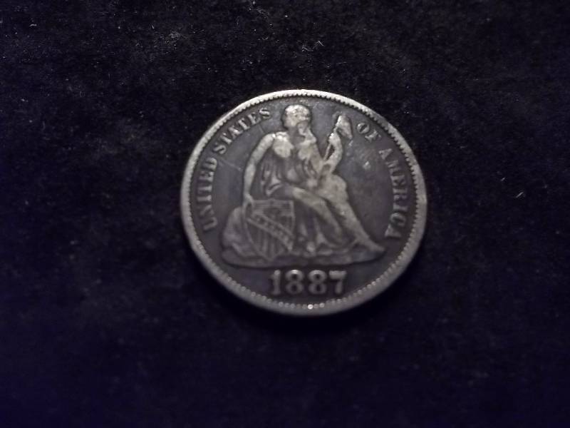 1887 Seated Liberty Dime