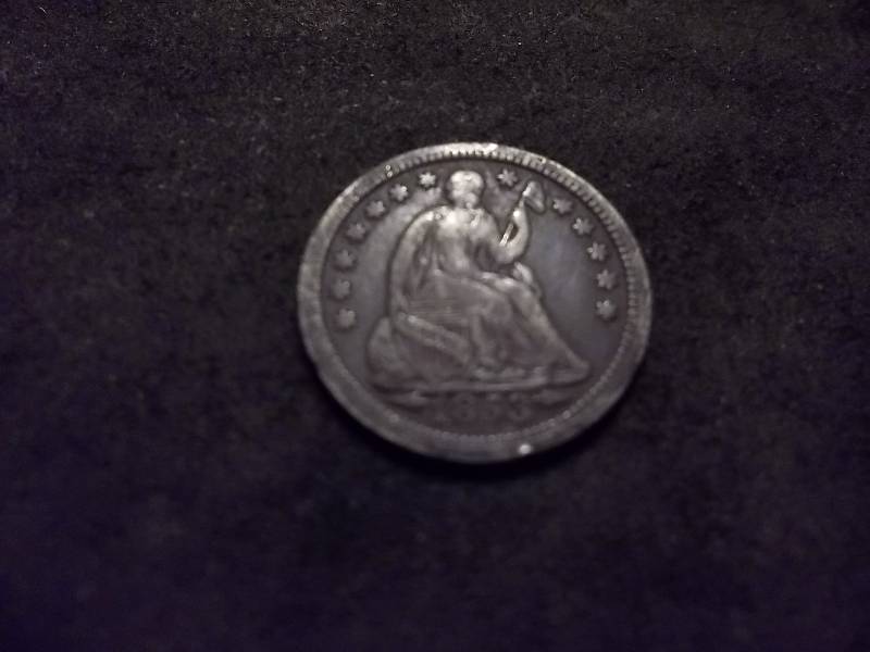 1853 Half Dime High Grade (Valued  65.00)