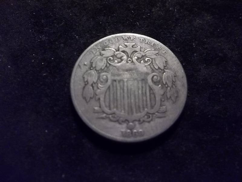 1869 Shield Nickel