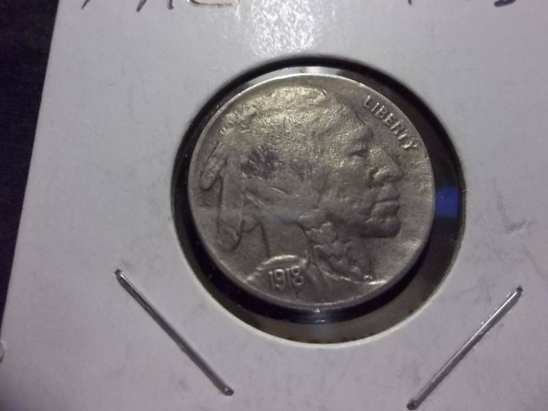 1918 Buffalo Nickel AU-BU