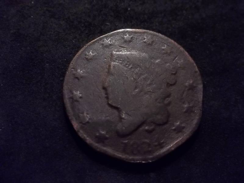 1824 Large Cent