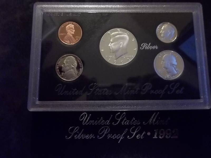 US Mint Silver Proof Set In Original Box & COA