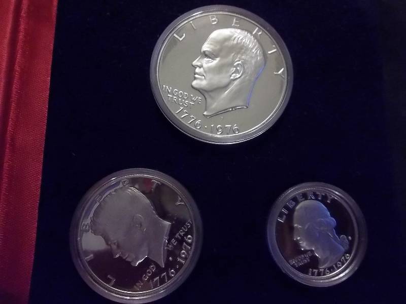 US Bicentennial Silver Proof Set In Original Case