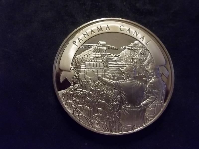 Panama Canal Bronze Commemorative Proof Coin