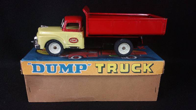 Nomura TN Tin Friction Studebaker Dump Truck Japan | High End Antique &  Vintage Toy Auction | Tin, Cast Iron, Pressed Steel, and More! | K-BID