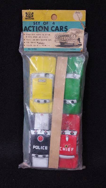 lot 9 image: Rare New Old Stock Chadwick CMI Tin Friction Cars