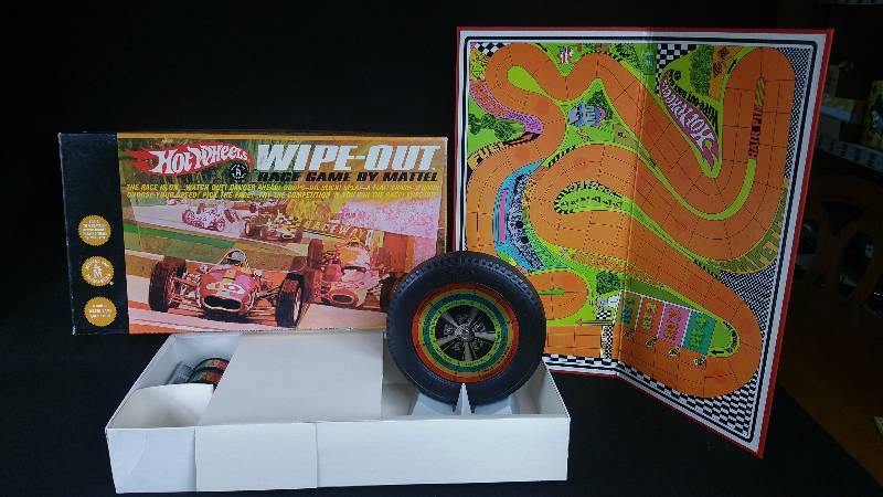 lot 31 image: 1968 Hot Wheels Wipe Out Board Game