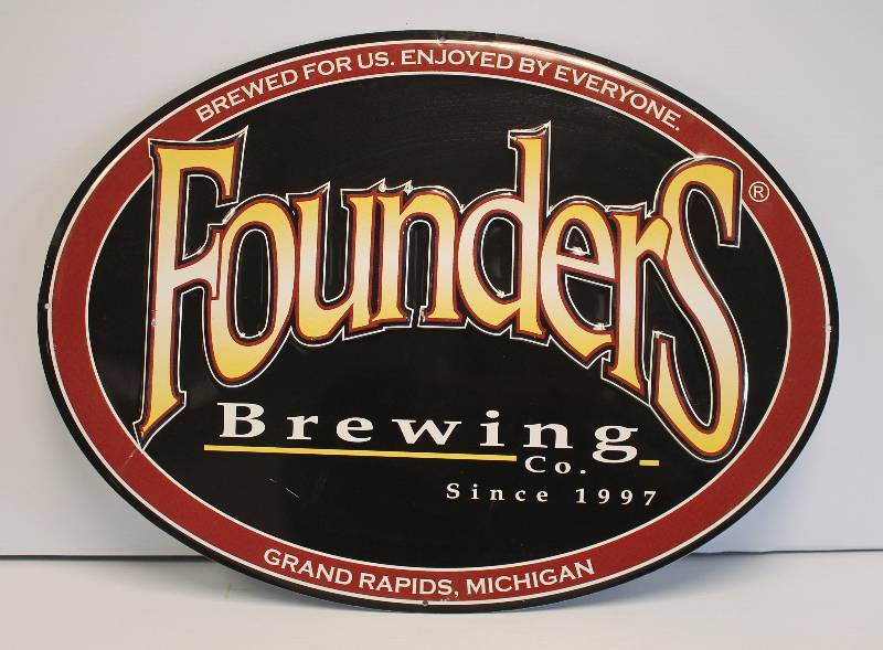 lot 24 image: FOUNDER Brewing Co. Beer Sign