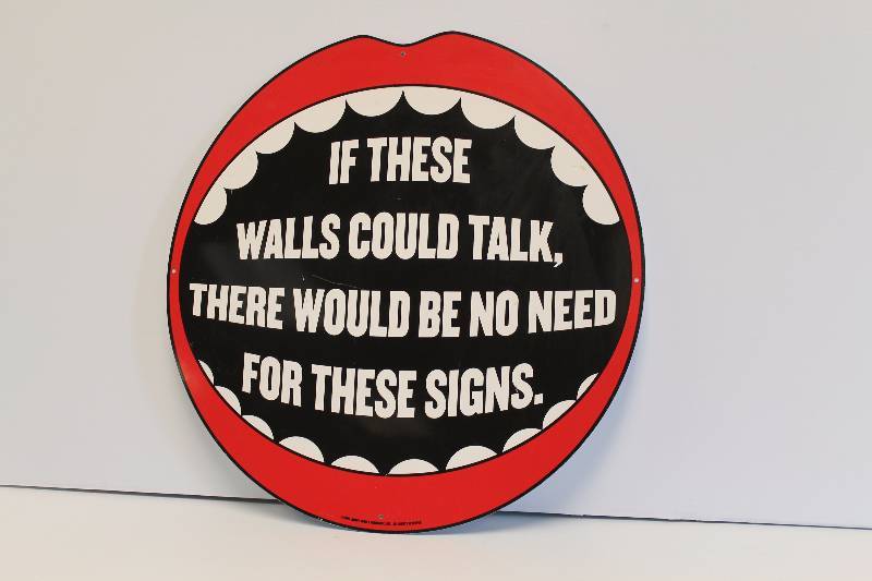 lot 48 image: If This Walls Could Talk Jimmy Johns Sign