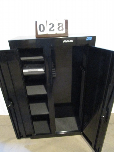 lot 28 image: Stack-On  GunAmmo Security Cabinet - 10 Gun