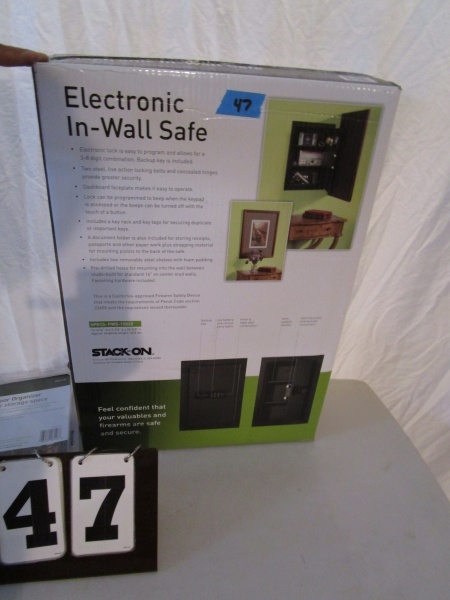 lot 47 image: Stack-On In Wall Safe