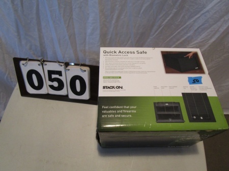 lot 50 image: Stack-On Quick Access Safe