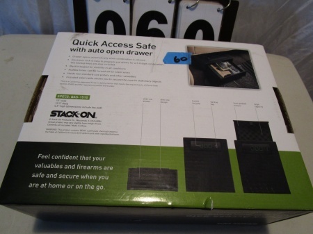 lot 60 image: Stack-On Quick Access Drawer Safe