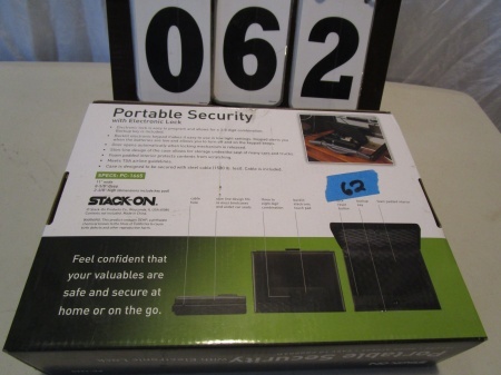 lot 62 image: Stack-On Portable Security Case