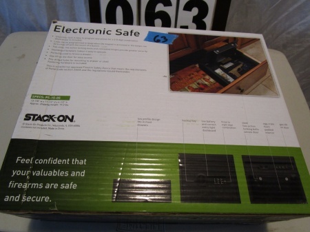lot 63 image: Stack-On Drawer Safe