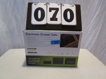 lot 70 image: Stack-On Personal Drawer Safe