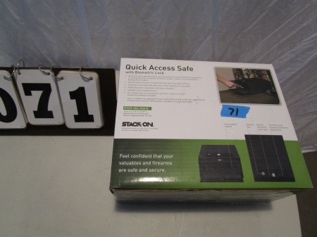 lot 71 image: Stack-On Quick Access Safe