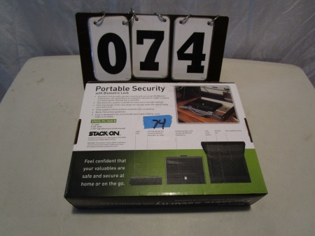 lot 74 image: Stackp-On Portable Security Case