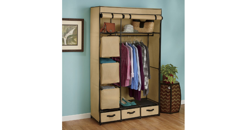 lot 150 image: Heavy-Duty Two-Tone Storage Closet ...