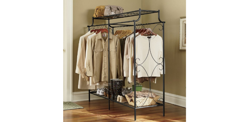 lot 180 image: Double Hanging Rack open box, missi...