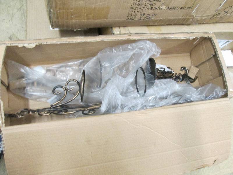 lot 103 image: Set of 2 Scroll Wall Sconces open b...