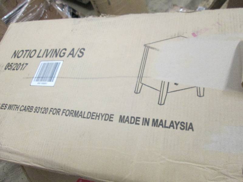 lot 110 image: Night Stand open box Retail $129.99...