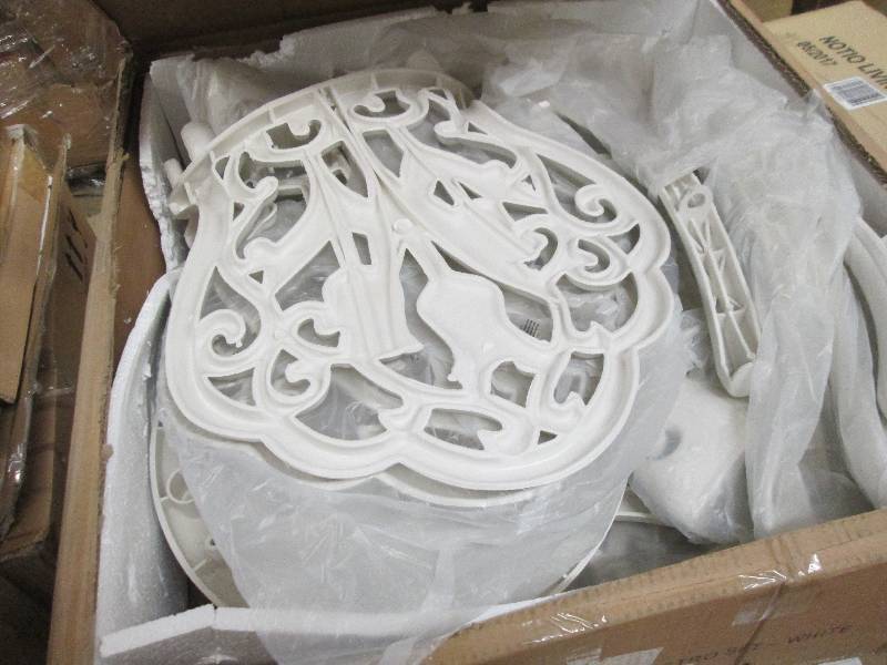 lot 113 image: 3-Piece Tulip Bistro Set open box R...