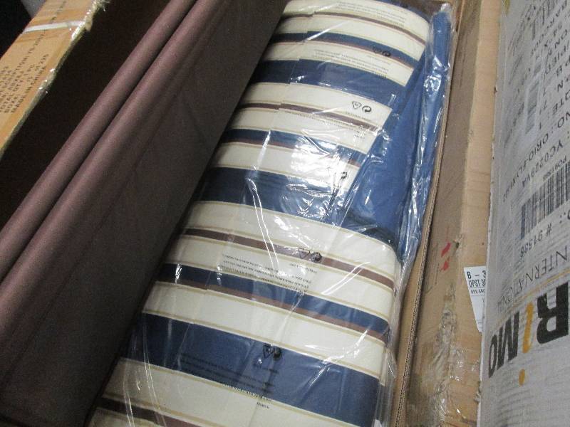 lot 177 image: Striped Lawn Swing open box Retail ...
