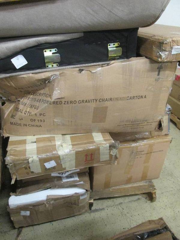lot 36 image: Pallet of Furniture Damaged or Mis...