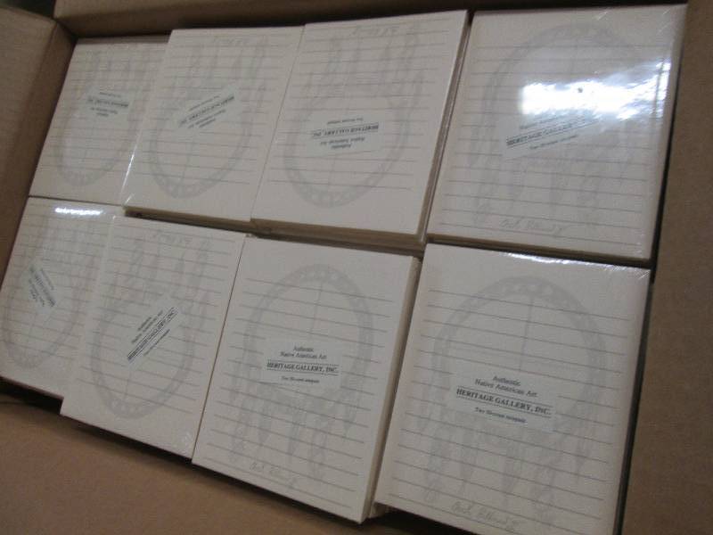 lot 57 image: Case of 100 Heritage Gallery 2pks ...