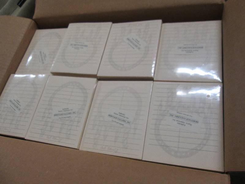 lot 58 image: Case of 100 Heritage Gallery 2pks ...