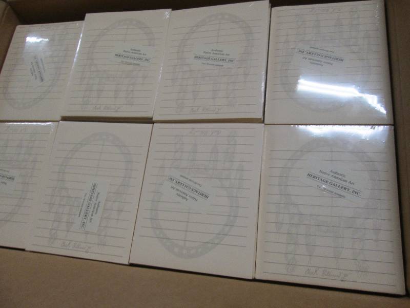 lot 59 image: Case of 100 Heritage Gallery 2pks ...