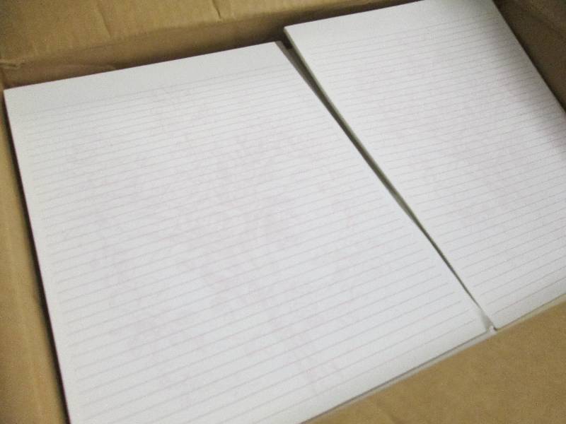 lot 61 image: Case of Lined 8.5x11 inch Paper Pad...