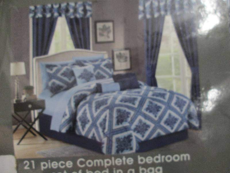 lot 88 image: 21 Piece Complete Bedding Set King ...