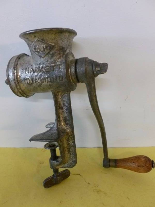 lot 97 image: Antique Meat Grinder