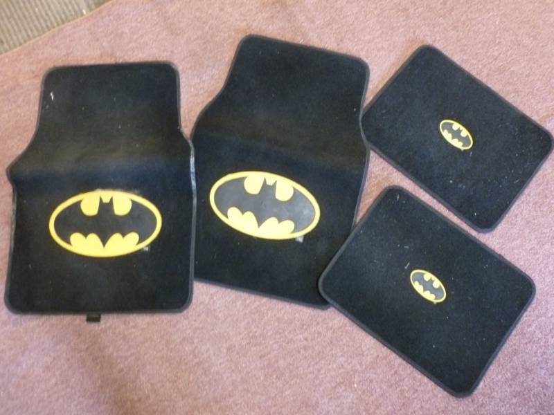 lot 188 image: Bat Man Car Mats