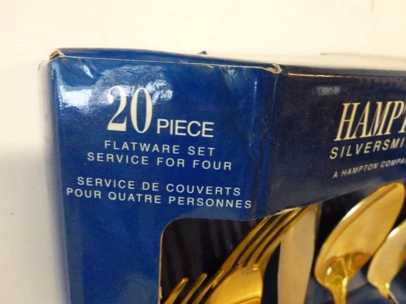 lot 233 image: Gold Plated Flatware