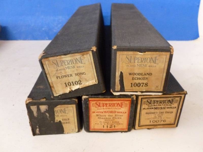 lot 241 image: Antique Piano Rolls