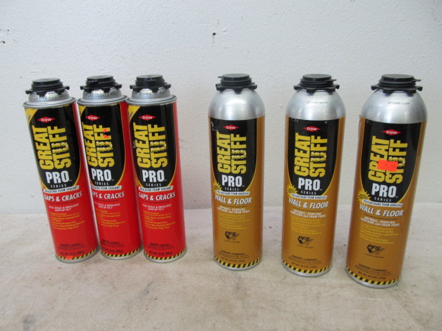 lot 36 image: 6 NEW Cans of Great Stuff Sealer