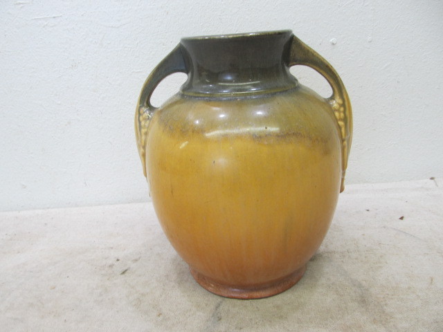 lot 50 image: Vintage Art Pottery Handled Vase