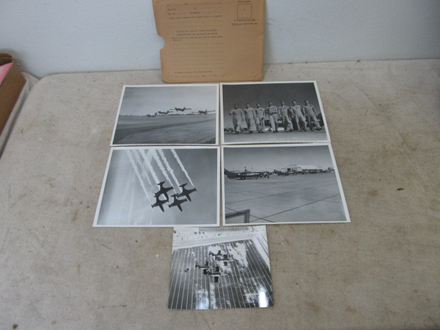 lot 4 image: Rare Original 1950s Navy BLUE ANGELS Photographs